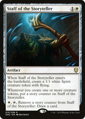 Staff of the Storyteller [Phyrexia: All Will Be One Commander] | Silver Goblin