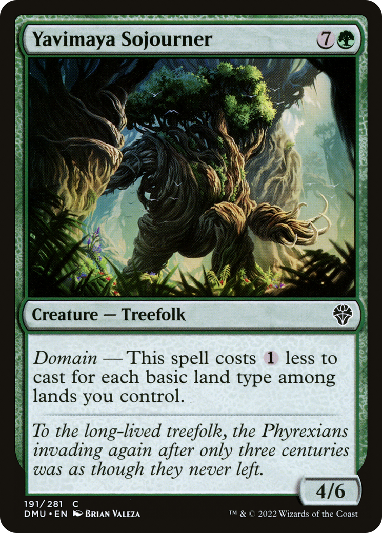 Yavimaya Sojourner [Dominaria United] Foil