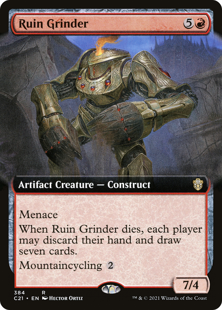 Ruin Grinder (Extended Art) [Commander 2021]