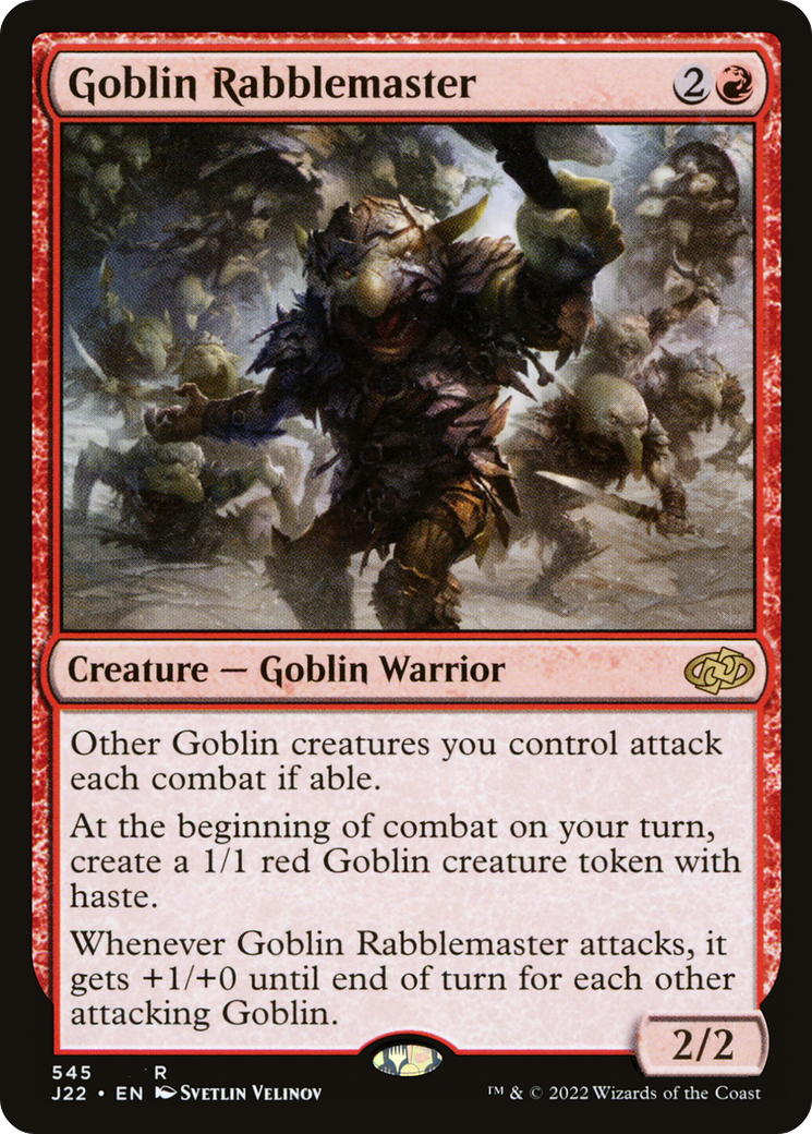 Goblin Rabblemaster [Jumpstart 2022] | Silver Goblin