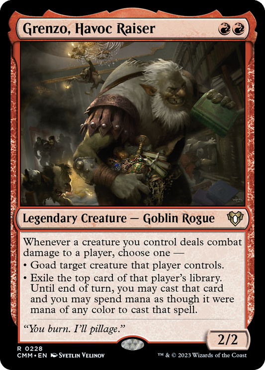 Grenzo, Havoc Raiser [Commander Masters] Foil