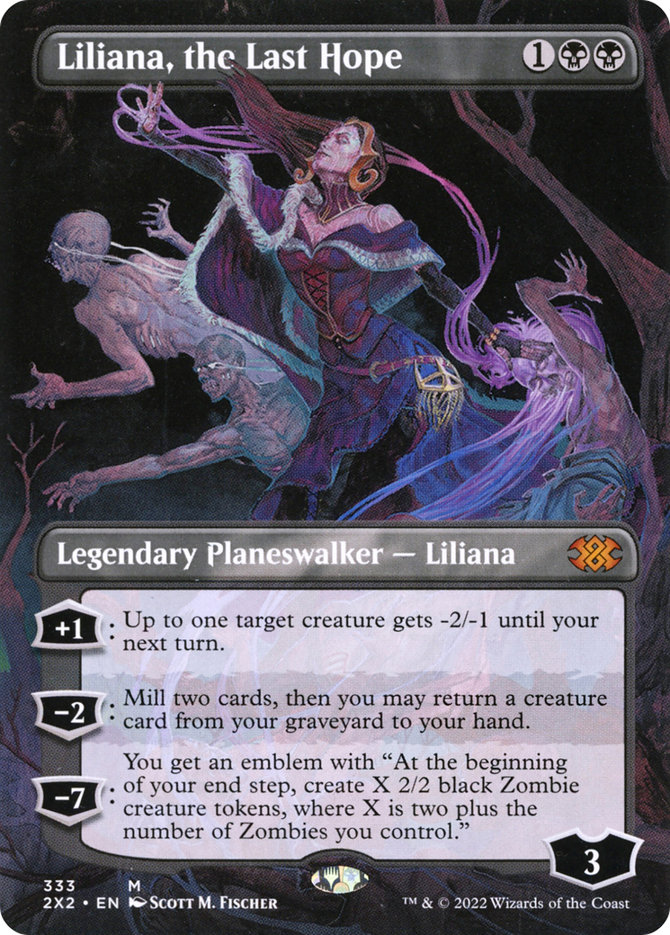 Liliana, the Last Hope (Borderless) [Double Masters 2022] | Silver Goblin