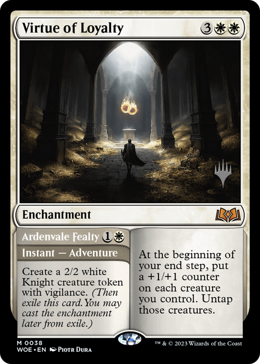 Virtue of Loyalty // Ardenvale Fealty (Promo Pack) [Wilds of Eldraine Promos] Foil