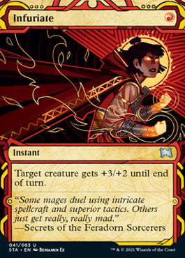 Infuriate (Foil Etched) [Strixhaven: School of Mages Mystical Archive] | Silver Goblin