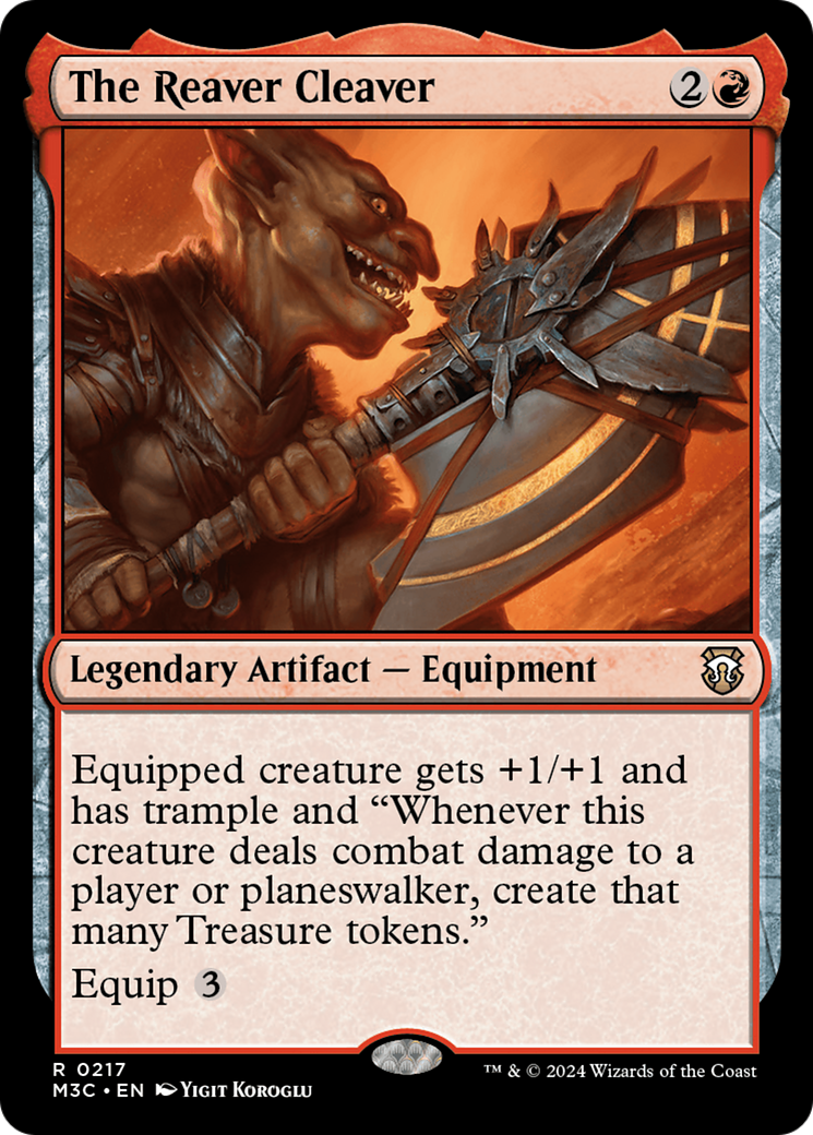 The Reaver Cleaver (Ripple Foil) [Modern Horizons 3 Commander] | Silver Goblin