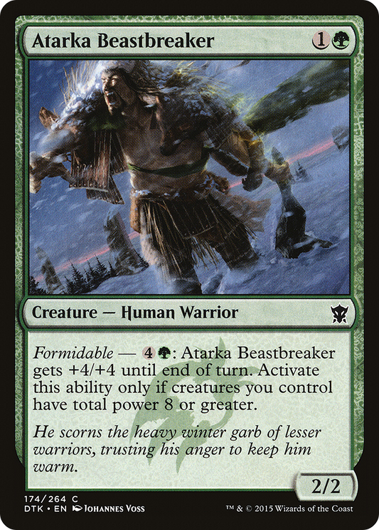 Atarka Beastbreaker [Dragons of Tarkir] Foil