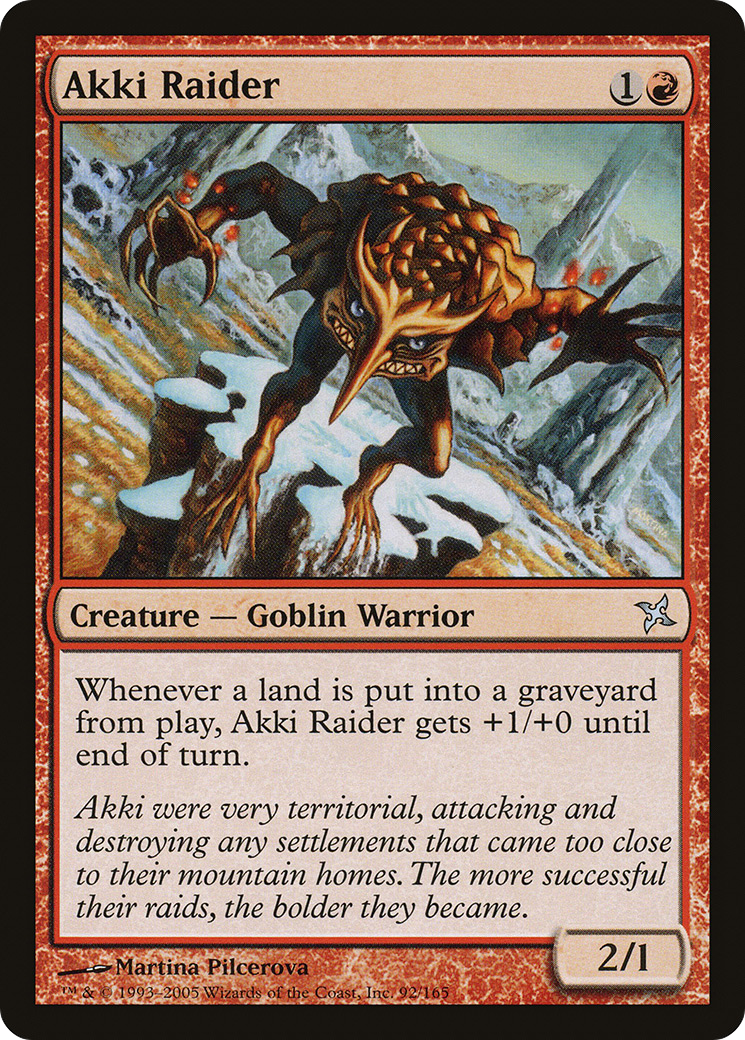 Akki Raider [Betrayers of Kamigawa] Foil