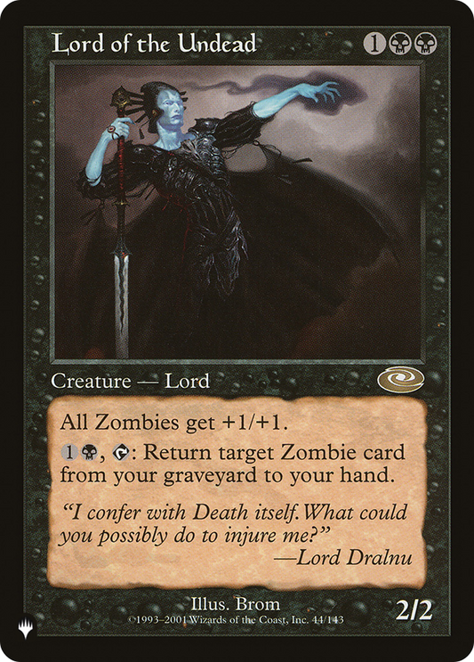 Lord of the Undead [The List]