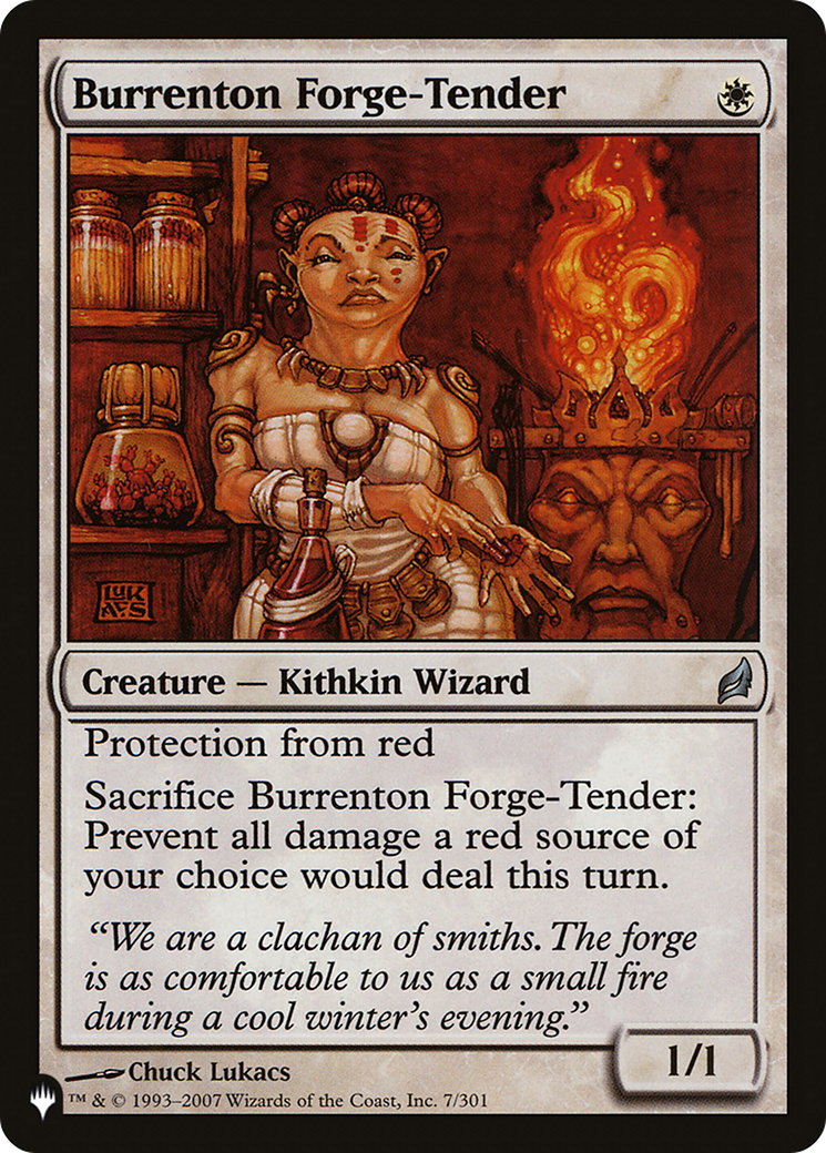 Burrenton Forge-Tender [The List] | Silver Goblin