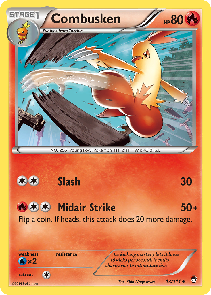 Combusken (13/111) [XY: Furious Fists] | Silver Goblin