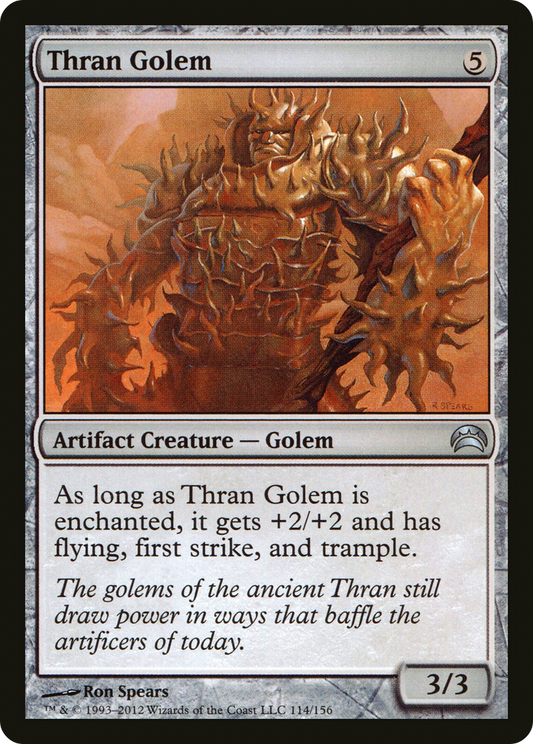 Thran Golem [Planechase 2012] Foil