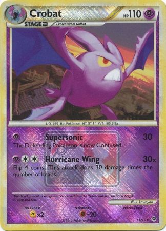 Crobat (14/95) (League Promo) [HeartGold & SoulSilver: Unleashed] | Silver Goblin