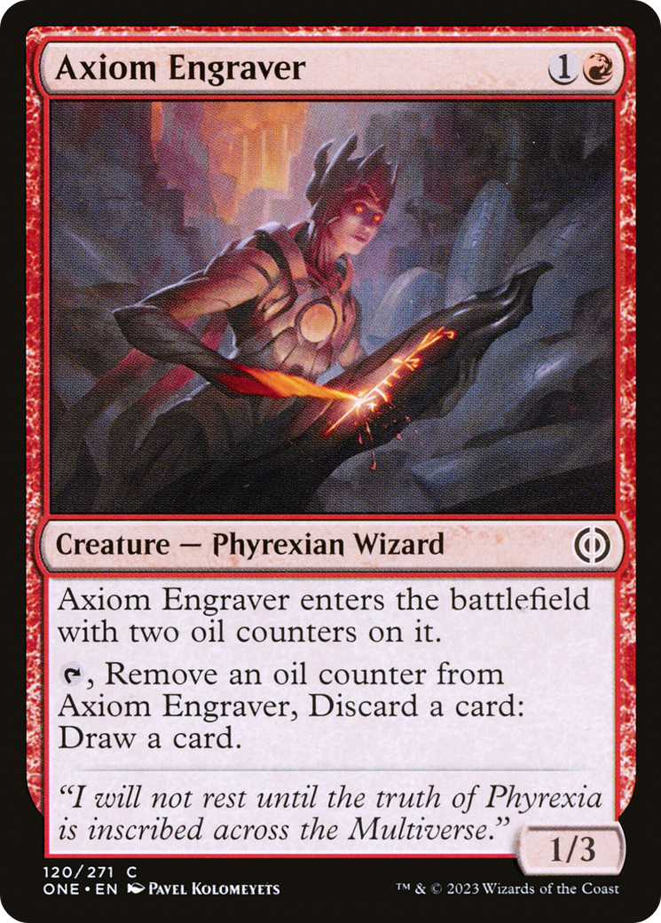 Axiom Engraver [Phyrexia: All Will Be One] | Silver Goblin