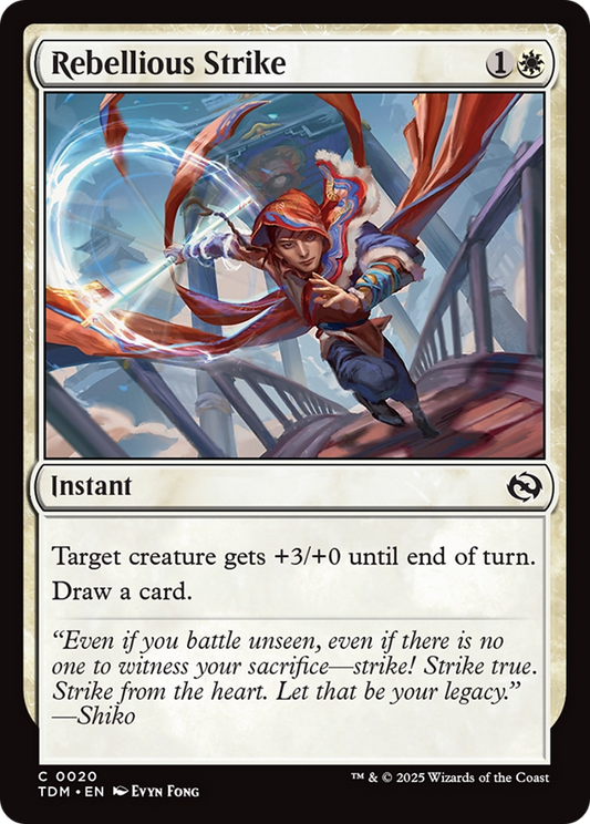 Rebellious Strike (020) Foil - Tarkir: Dragonstorm