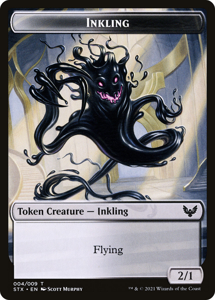 Inkling Token [Strixhaven: School of Mages Tokens] | Silver Goblin