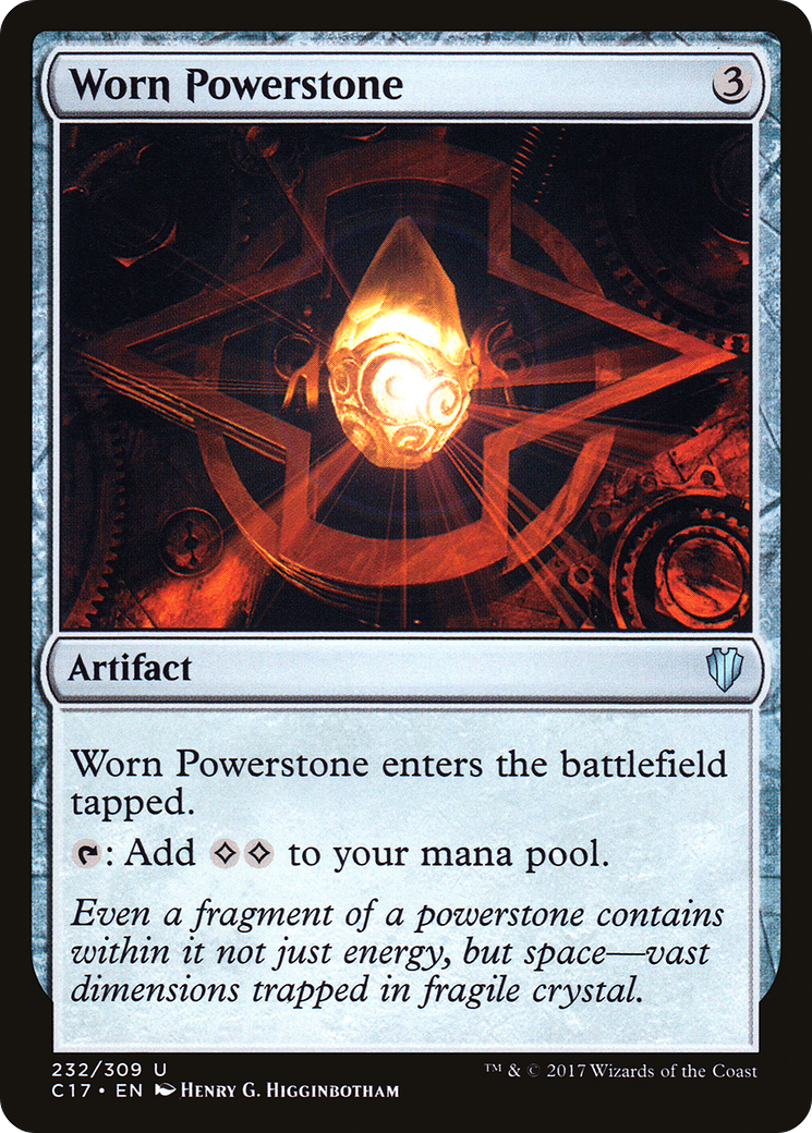 Worn Powerstone [Commander 2017] | Silver Goblin