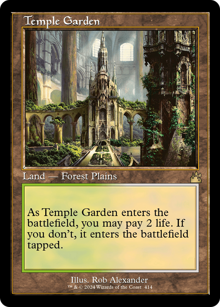 Temple Garden (Retro) [Ravnica Remastered] | Silver Goblin