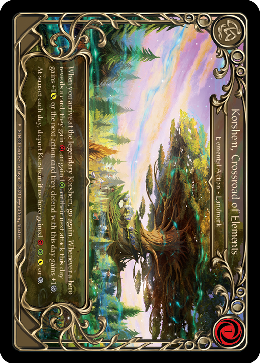 Korshem, Crossroad of Elements 1st Edition Cold Foil (ELE000) - Tales of Aria