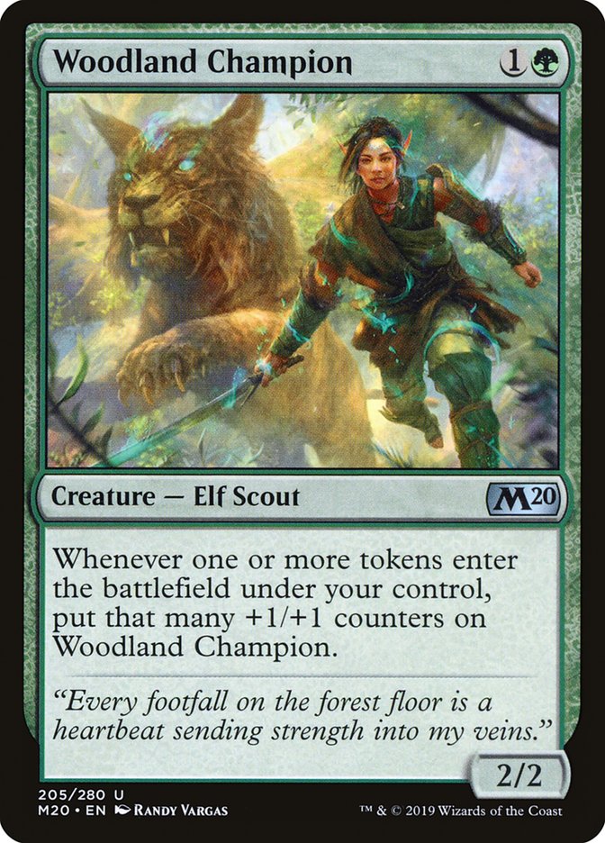 Woodland Champion [Core Set 2020] | Silver Goblin