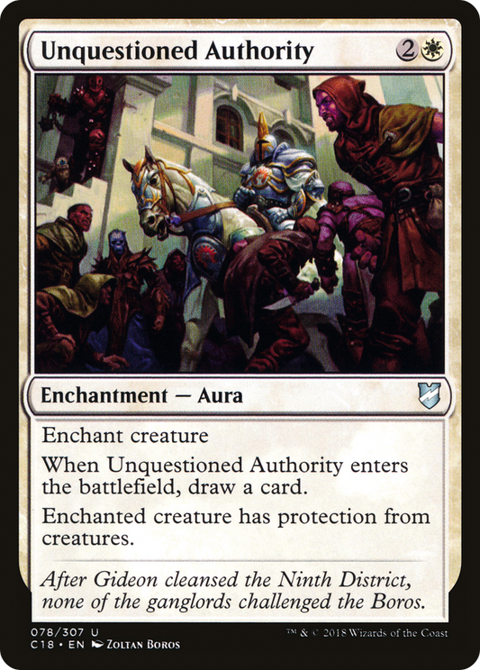 Unquestioned Authority [Commander 2018]