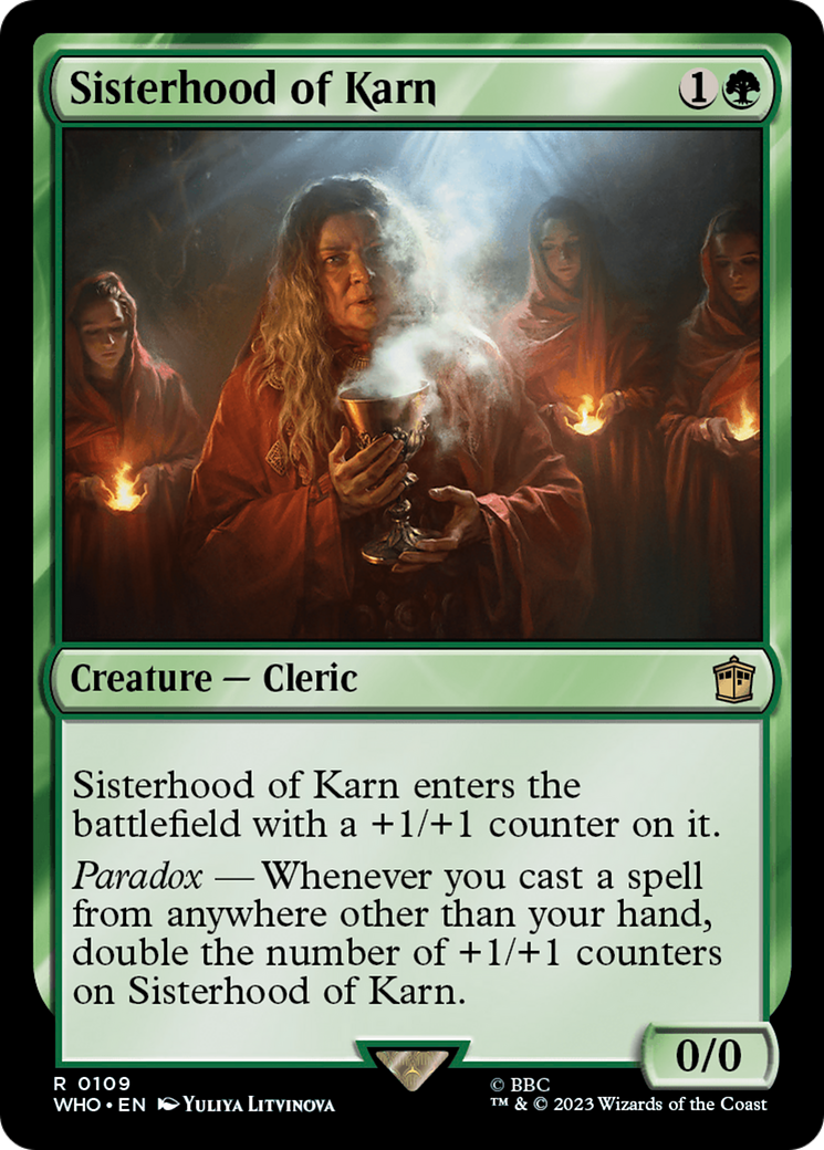 Sisterhood of Karn [Doctor Who] | Silver Goblin