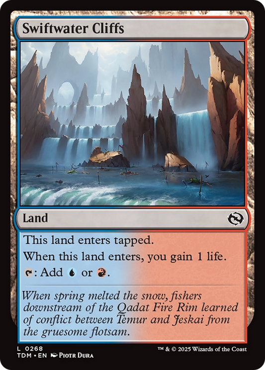Swiftwater Cliffs (268) Foil - Tarkir: Dragonstorm
