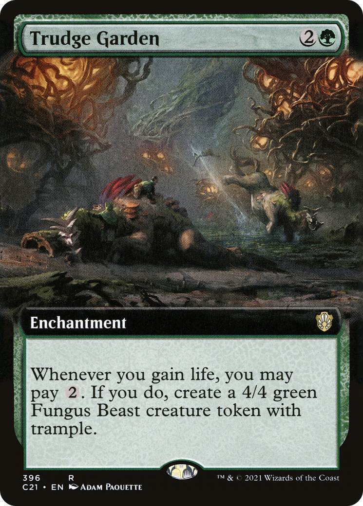 Trudge Garden (Extended Art) [Commander 2021] | Silver Goblin