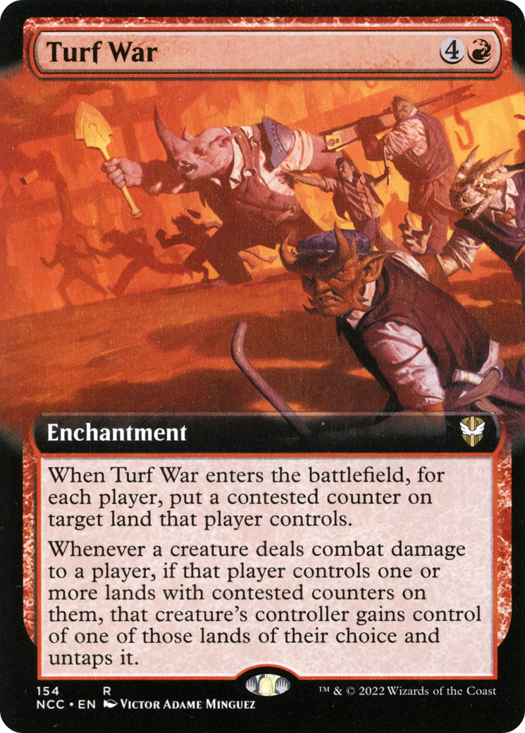 Turf War (Extended Art) [Streets of New Capenna Commander] | Silver Goblin