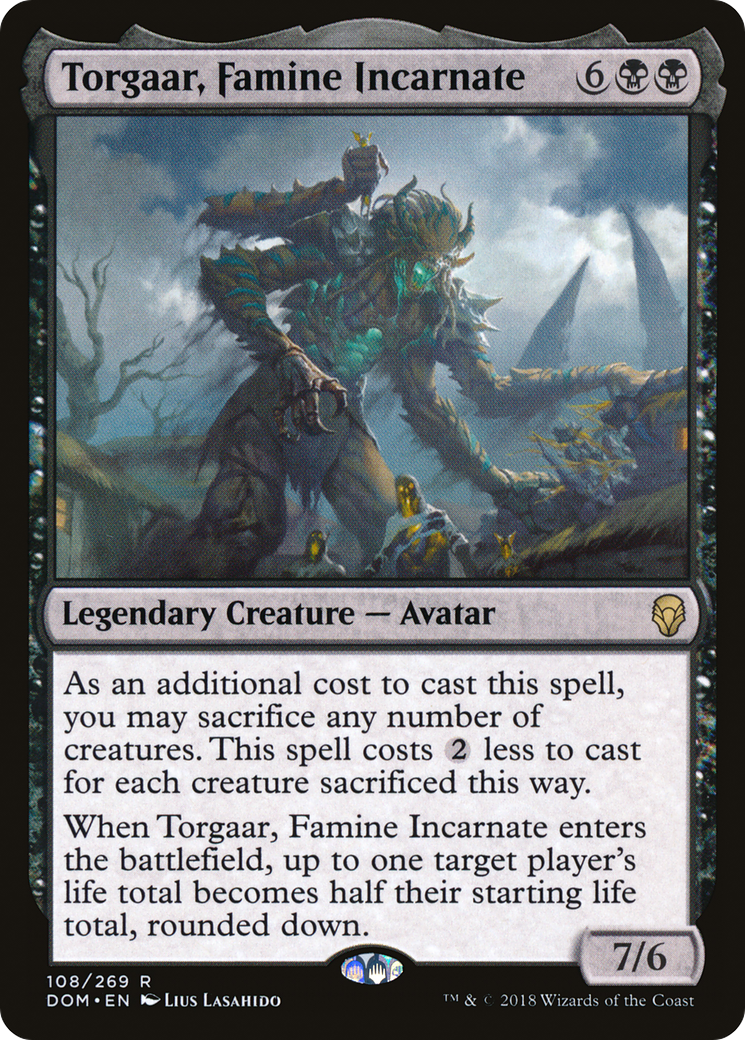 Torgaar, Famine Incarnate [Dominaria] | Silver Goblin