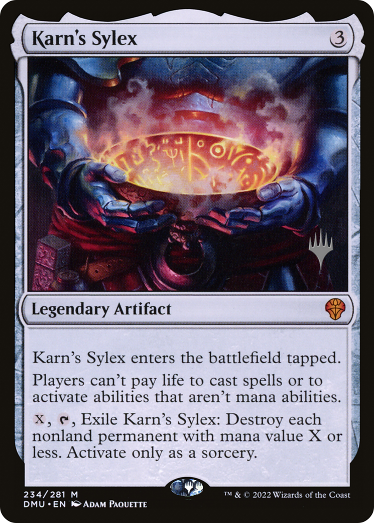 Karn's Sylex (Promo Pack) [Dominaria United Promos] | Silver Goblin