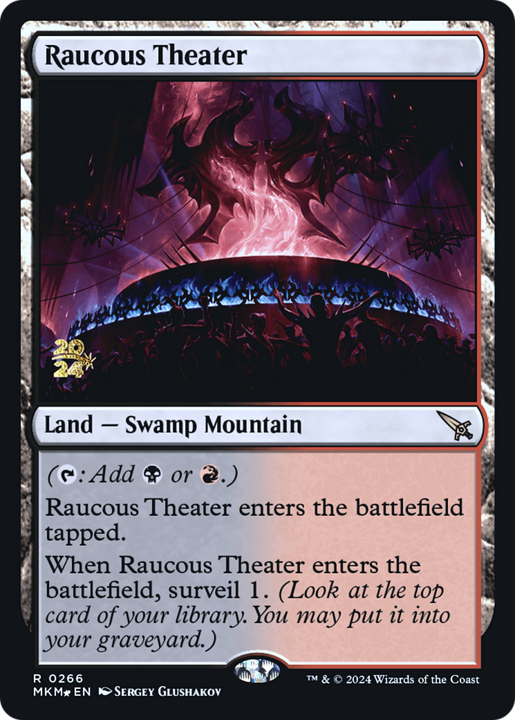 Raucous Theater [Murders at Karlov Manor Prerelease Promos] | Silver Goblin