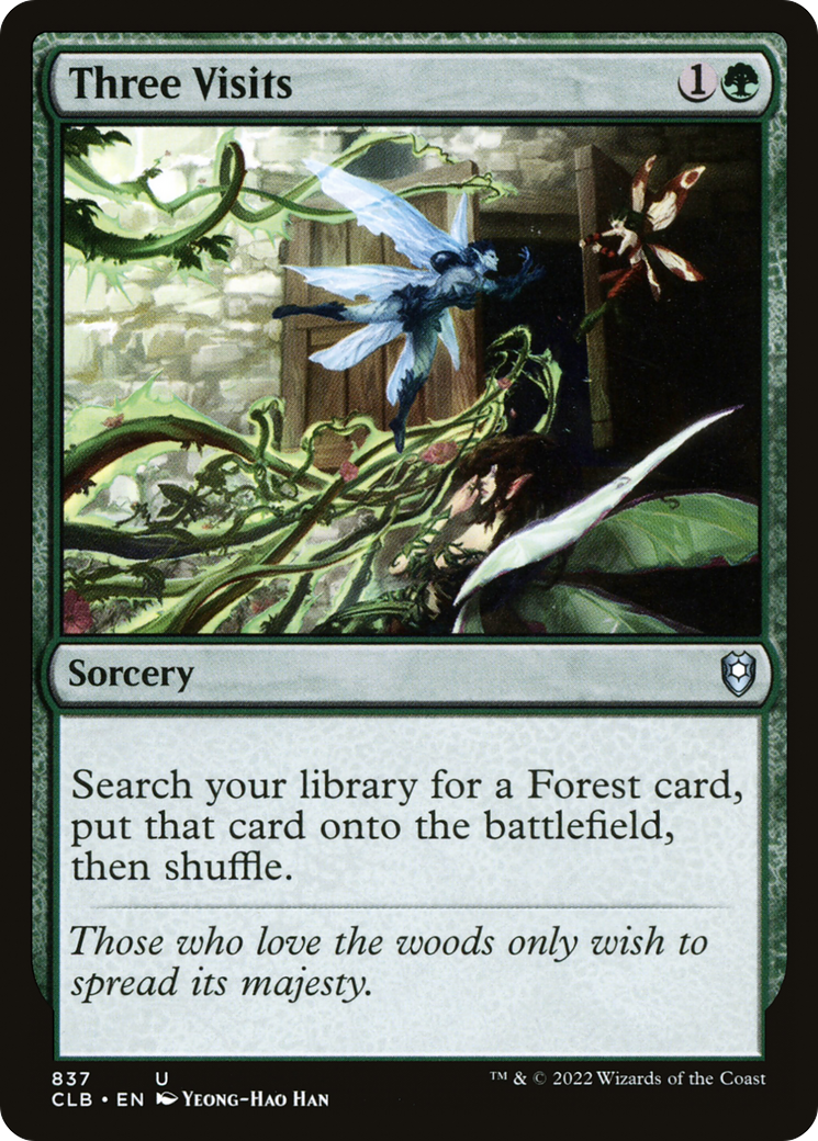 Three Visits [Commander Legends: Battle for Baldur's Gate]