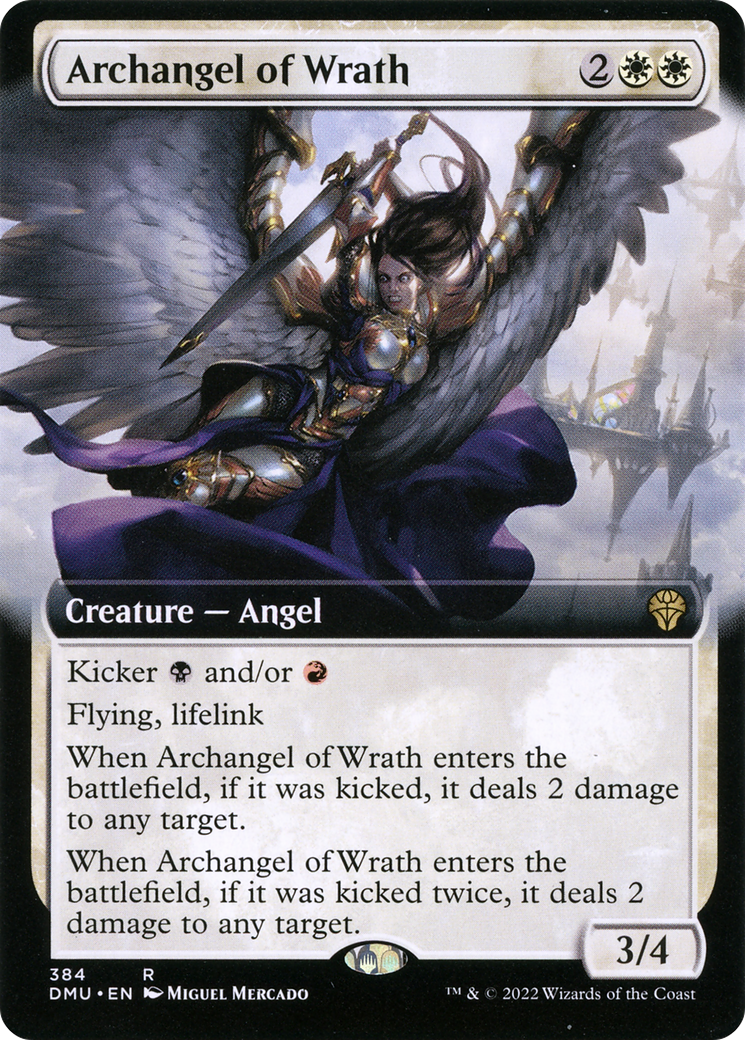 Archangel of Wrath (Extended Art) [Dominaria United] | Silver Goblin