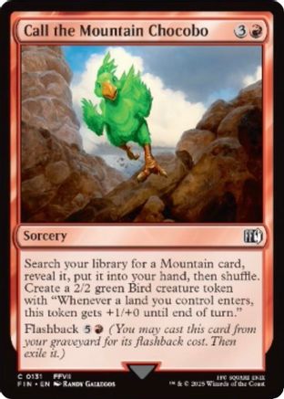 Call the Mountain Chocobo (131) Foil - FINAL FANTASY