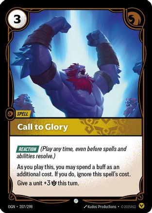 Call to Glory (207) - Origins