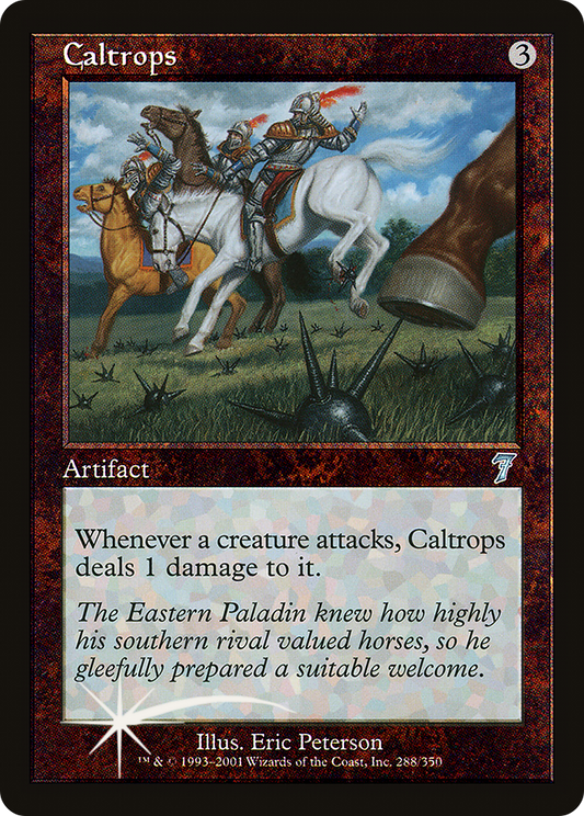 Caltrops (288) Foil - Seventh Edition