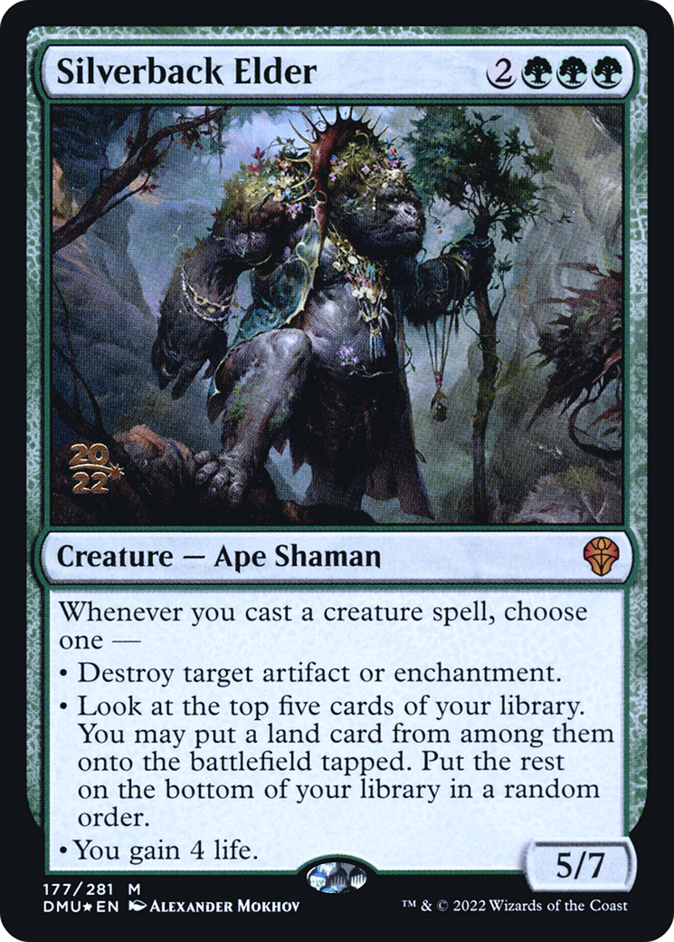 Silverback Elder [Dominaria United Prerelease Promos] | Silver Goblin