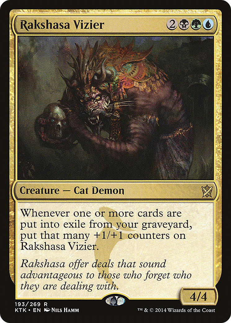 Rakshasa Vizier [Khans of Tarkir] | Silver Goblin