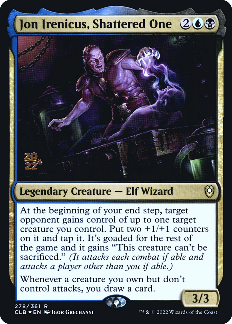 Jon Irenicus, Shattered One [Commander Legends: Battle for Baldur's Gate Prerelease Promos] | Silver Goblin