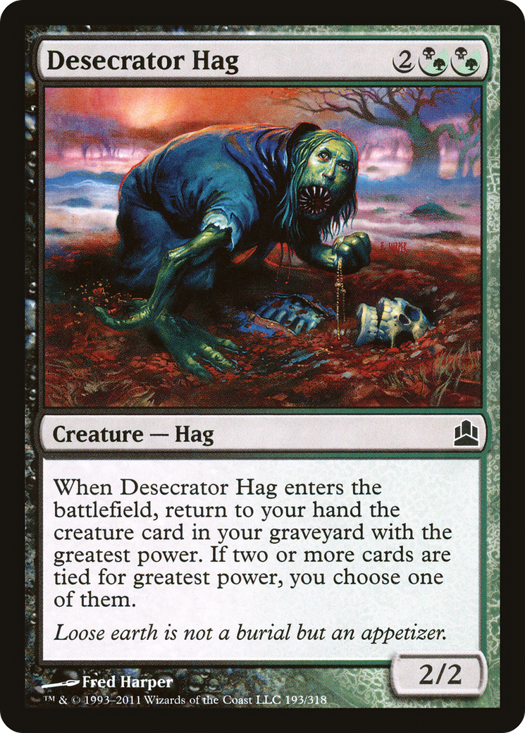 Desecrator Hag [Commander 2011] | Silver Goblin