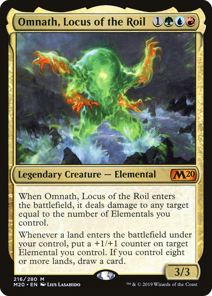 Omnath, Locus of the Roil [Core Set 2020] | Silver Goblin