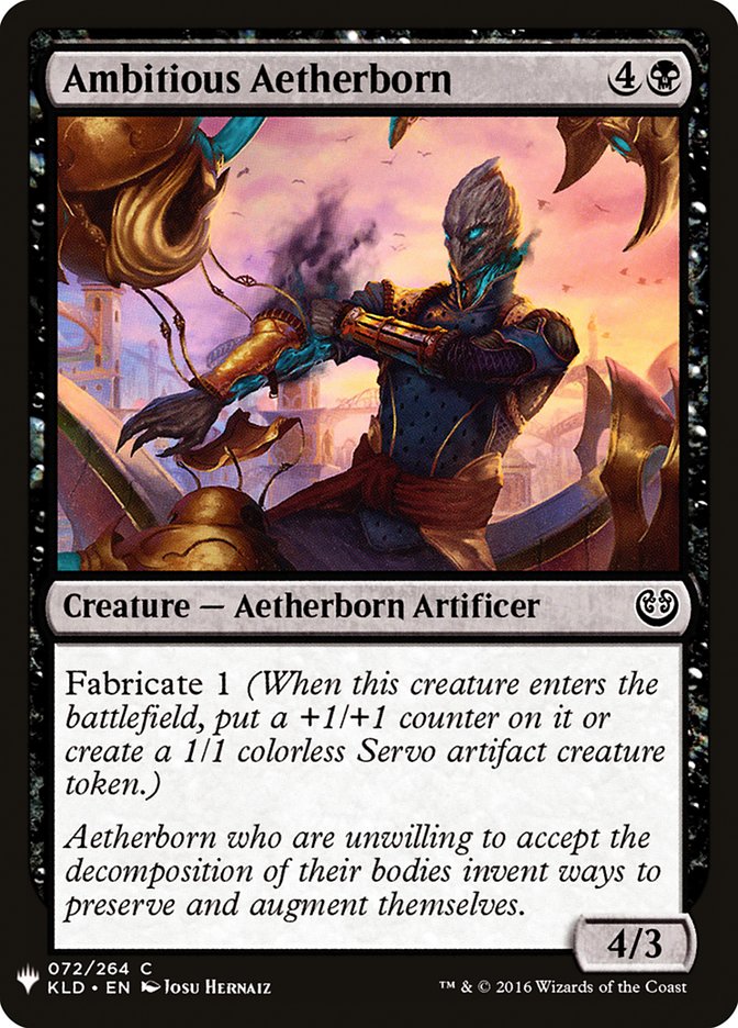 Ambitious Aetherborn [Mystery Booster] | Silver Goblin