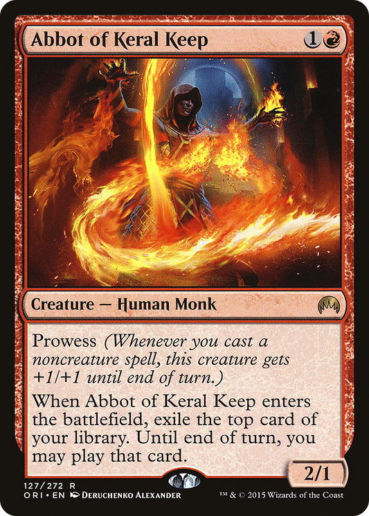 Abbot of Keral Keep [Magic Origins] Foil