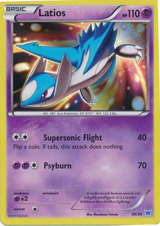 Latios (30/30) [XY: Trainer Kit 2 - Latios] | Silver Goblin