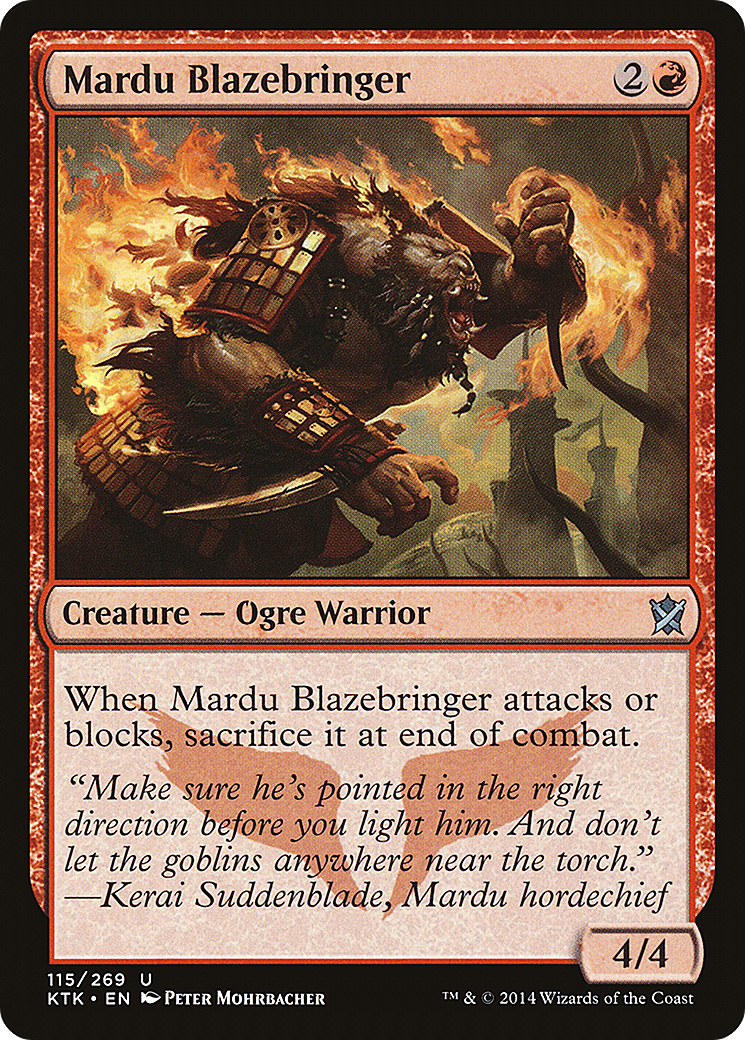 Mardu Blazebringer [Khans of Tarkir] | Silver Goblin