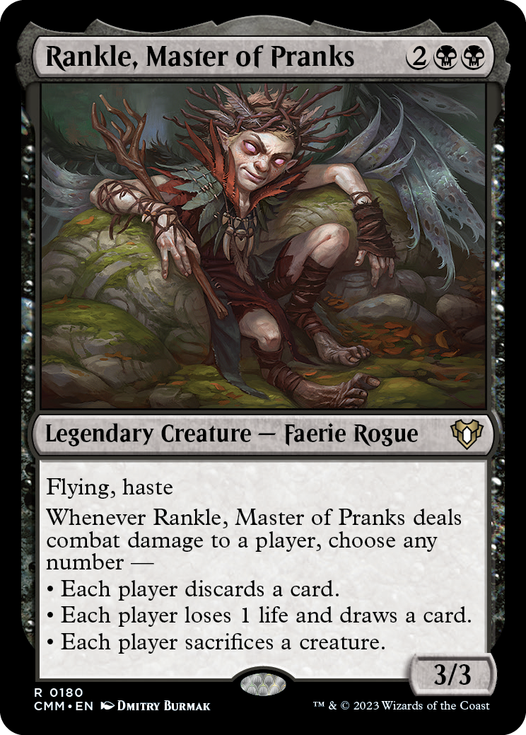 Rankle, Master of Pranks [Commander Masters] | Silver Goblin