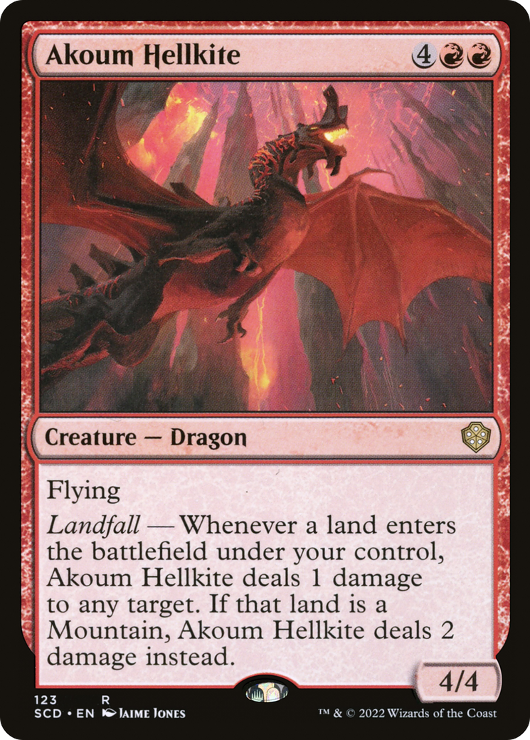 Akoum Hellkite [Starter Commander Decks] | Silver Goblin