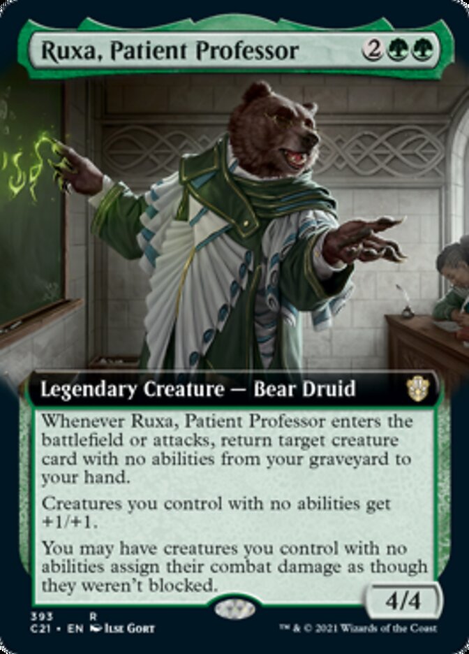 Ruxa, Patient Professor (Extended Art) [Commander 2021] | Silver Goblin