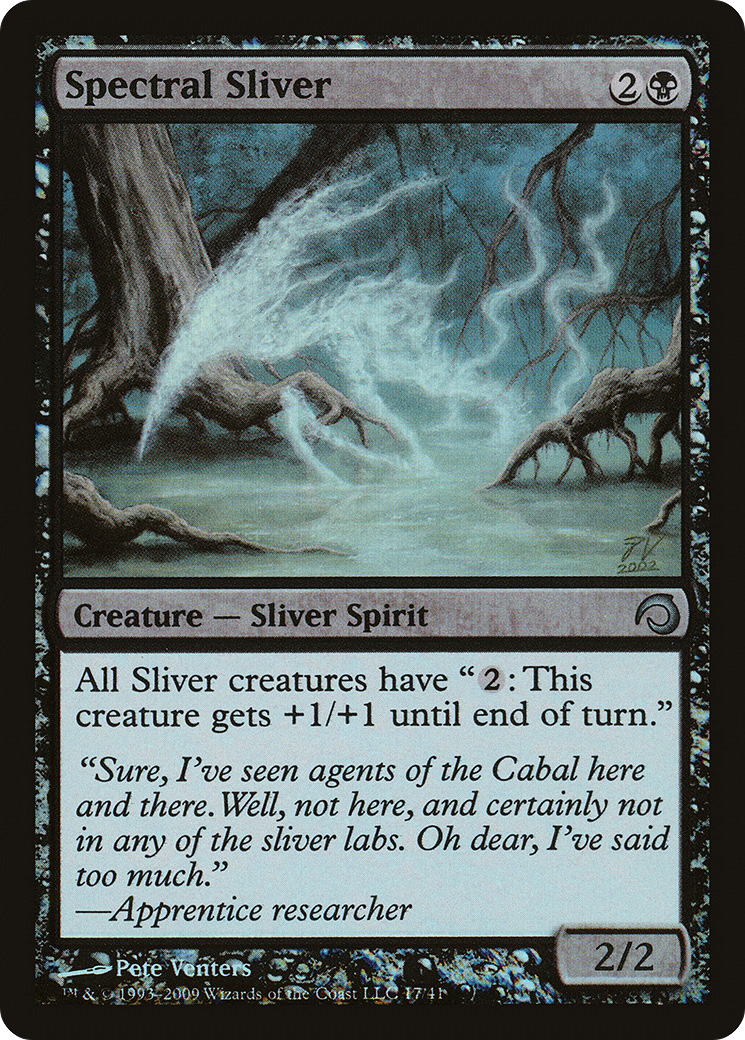 Spectral Sliver [Premium Deck Series: Slivers] | Silver Goblin