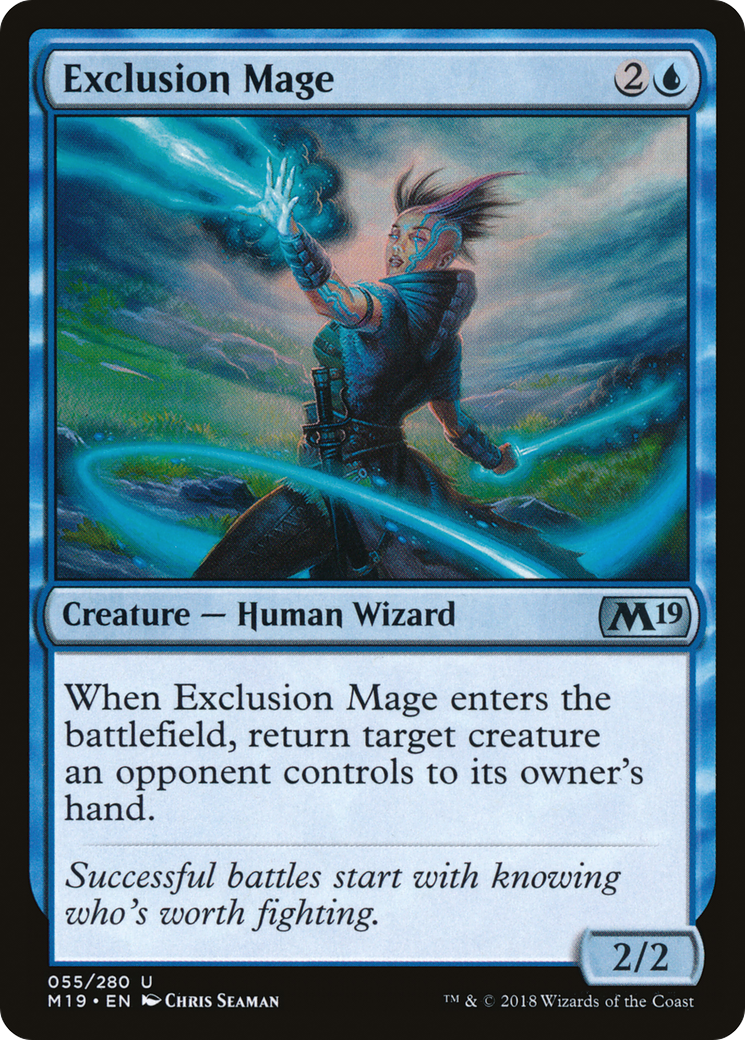 Exclusion Mage [Core Set 2019] | Silver Goblin